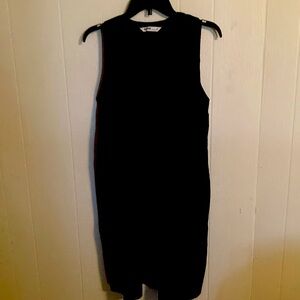 Sonoma black pleated front sleevless sundress